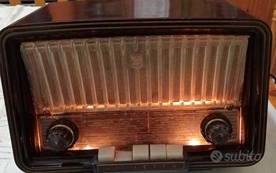 Radio a valvole PHILETTA.  Philips.