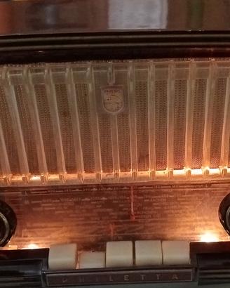 Radio a valvole PHILETTA.  Philips.
