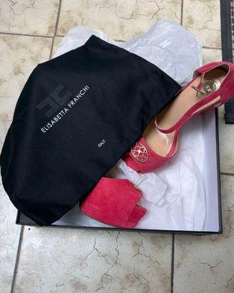 Sandali fucsia tacco alto  - Elisabetta Franchi