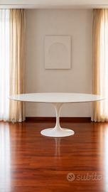 Tavolo ovale Tulip in marmo Bianco - Saarinen