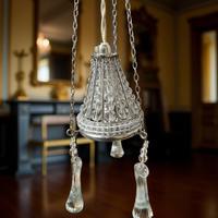 Splendido lampadario a sospensione vintage BAGA