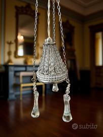 Splendido lampadario a sospensione vintage BAGA