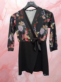 vestito donna elegante tg unica nero