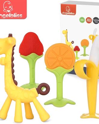 ANGELBLISS Massaggia Gengive Silicone, Dentizione