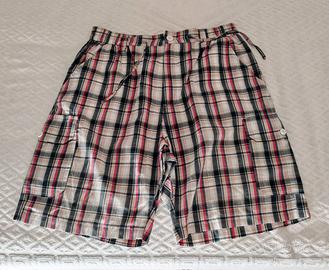 Bermuda uomo cargo WJT TRS quadri taglia M
