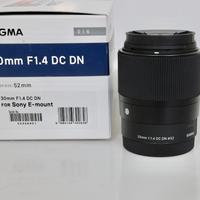 Sigma 30mm F/1.4 C x Sony E Pari al nuovo (Sony)