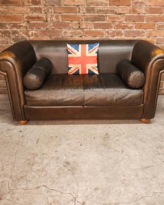 Divano club Chester Chesterfield cuoio inglese 