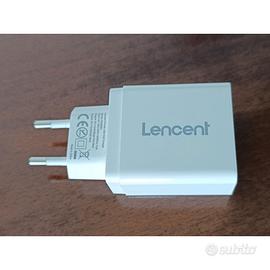 Caricabatterie USB Lencent 3 Porte