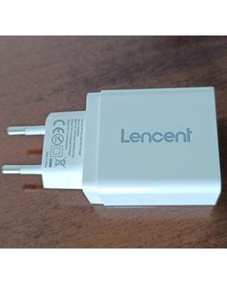 Caricabatterie USB Lencent 3 Porte