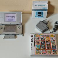 Nintendo DS Lite Grigio + Caricatore & 468 Giochi