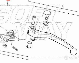 -Leva frizione Aprilia Caponord 1000 AP8118659