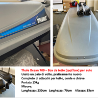 Thule Ocean 700 – Box da tetto (roof box) per auto