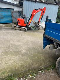 Miniescavatore kubota u17