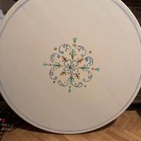 Tavolo tondo per 4/6 persone decorazione centrale