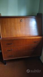 Mobile vintage anni 60/70 con ribaltina e cassetti