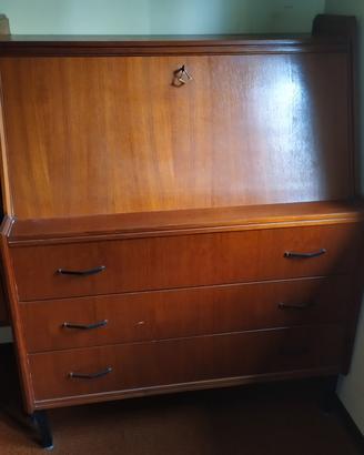 Mobile vintage anni 60/70 con ribaltina e cassetti