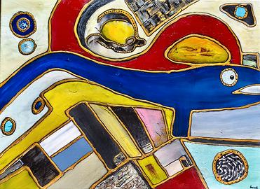 Dipinto acrilico su tela