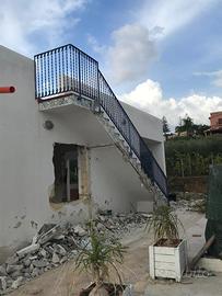 Ringhiere in ferro zincato