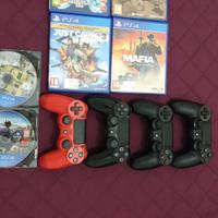 giochi e controller ps4 play station 4