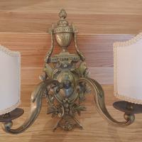 Antica originale APPLIQUE in BRONZO/OTTONE