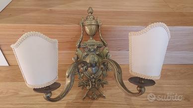 Antica originale APPLIQUE in BRONZO/OTTONE