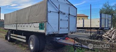 Rimorchio Bartoletti ribaltabile soprasponde telo