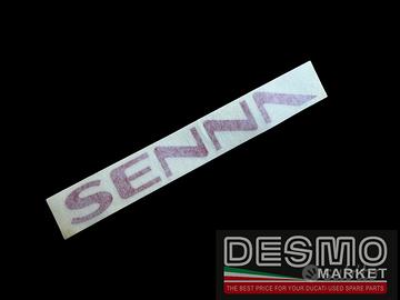 Adesivo "Senna" codone MV agusta F4 senna