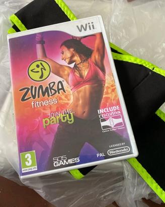 Gioco zumba wii nintendo+fascia