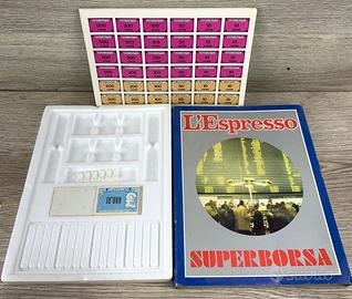 L'Espresso SUPERBORSA Gioco da Tavolo Vintage 1985