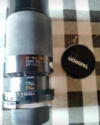 Zoom Tamron 80/210 attacco Rolleiflex
