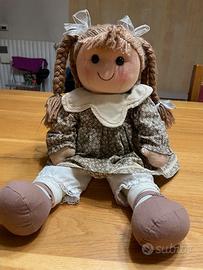 Bambola di stoffa con Carillon 38 cm mai usata