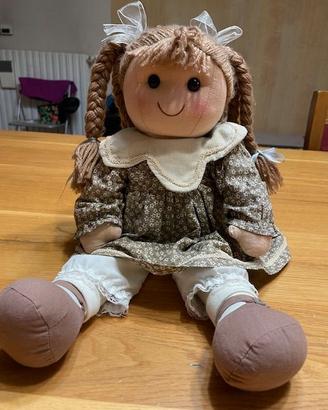 Bambola di stoffa con Carillon 38 cm mai usata