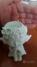angioletto  fatto in gesso