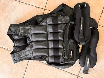Gilet zavorrato e cavigliere gymbeam