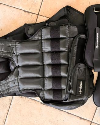 Gilet zavorrato e cavigliere gymbeam