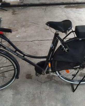 Bicicletta donna Bianchi nera 26" anni '80