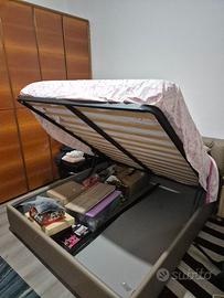 Letto contenitore matrimoniale