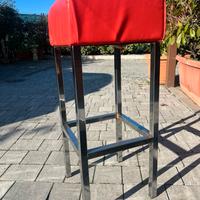 Set 5 Sgabelli Bar Professionali in Acciaio