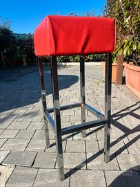 Set 5 Sgabelli Bar Professionali in Acciaio