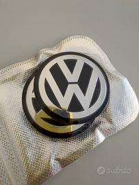 4 adesivi coprimozzi vw 56mm