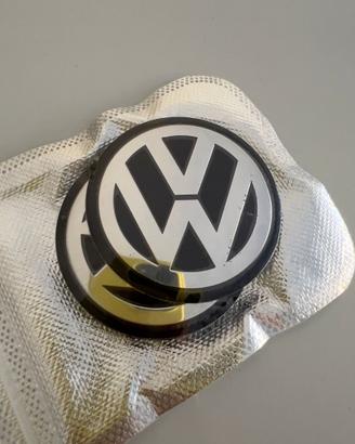 4 adesivi coprimozzi vw 56mm