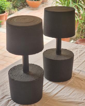 Coppia manubri artigianali in cemento armato 20kg