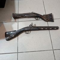 pistole antiche decorative 