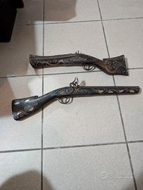 pistole antiche decorative 