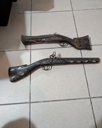 pistole antiche decorative 