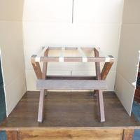 Porta valigie legno usato