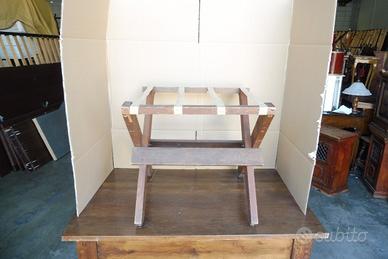 Porta valigie legno usato