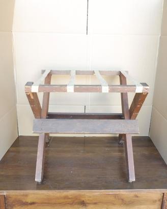 Porta valigie legno usato