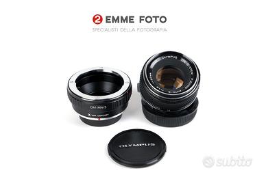 OLYMPUS ZUIKO 50mm F1,8 & adattatore per MFT