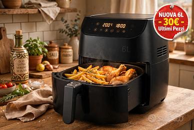Friggitrice ad Aria 6L-Nuova-10 Dispinibili